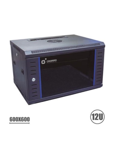 RACK 19\" 12U 600X600 SERIE BLUE MURAL/SUELO CROMAD