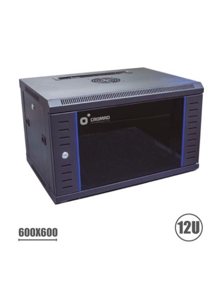 RACK 19\" 12U 600X600 SERIE BLUE MURAL/SUELO CROMAD