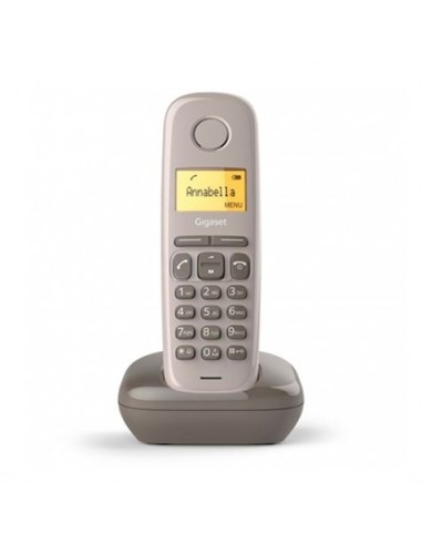 TELÃ‰FONO DECT GIGASET A170 MARRON | LCD 1.5\" | FUNCION ALARMA