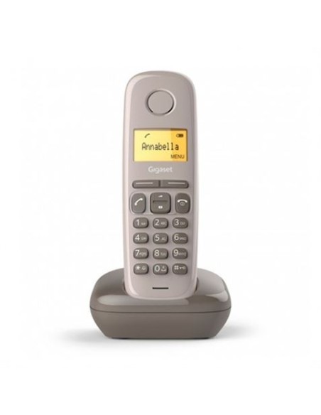 TELÃ‰FONO DECT GIGASET A170 MARRON | LCD 1.5\" | FUNCION ALARMA