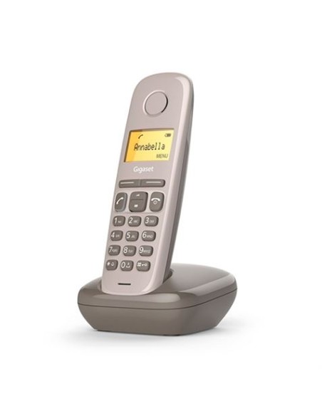 TELÃ‰FONO DECT GIGASET A170 MARRON | LCD 1.5\" | FUNCION ALARMA