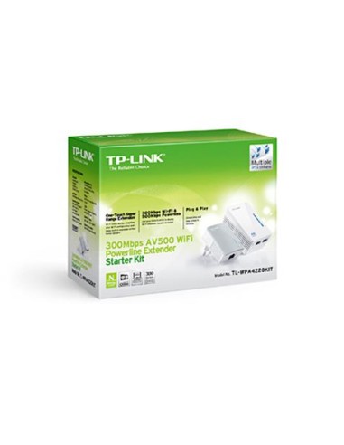 KIT EXTENSOR POWERLINE WIFI TP-LINK AV600 300MBPS (TL-WPA4220)