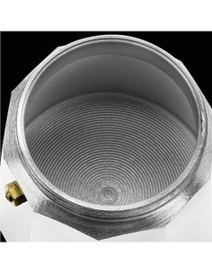 CAFETERA VITRO EXPRES 3 TAZAS ALUMINIO ANTIADHERENTE CALDERIN SIN CANTOS 2