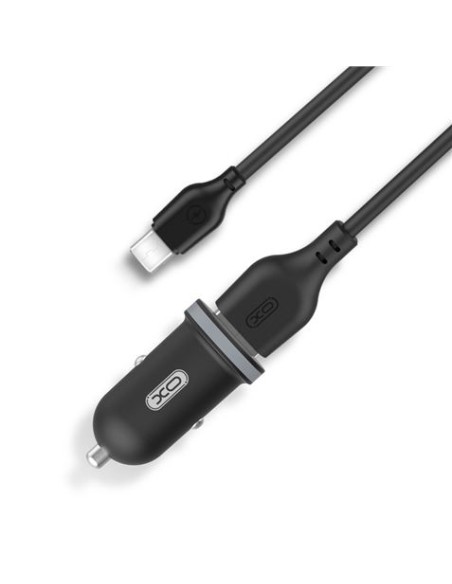 PACK CARGADOR MECHERO TZ08 2.1A + CABLE TIPO MICRO USB NEGRO XO