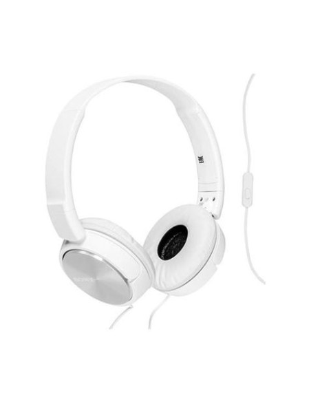 AURICULAR DIADEMA PLEGABLE CON MICRÃ“FONO BLANCO SONY