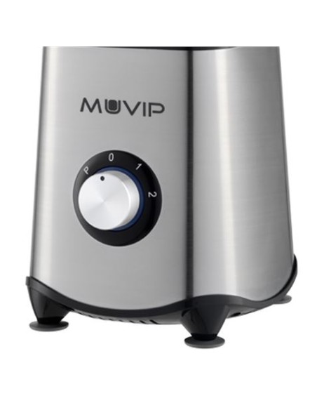 BATIDORA INOXIDABLE VASO CRISTAL 1300W 1.5 LITROS MUVIP