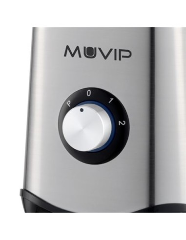 BATIDORA INOXIDABLE VASO CRISTAL 1300W 1.5 LITROS MUVIP