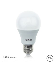 BOMBILLA LED A60 | 15W | 1350LM | E27 | LUZ BLANCA | ELBAT