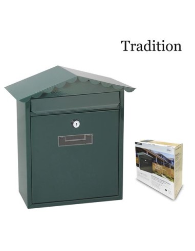 BUZON DE ACERO MODELO TRADITION VERDE