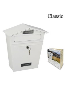 BUZON DE ACERO MODELO CLASSIC BLANCO