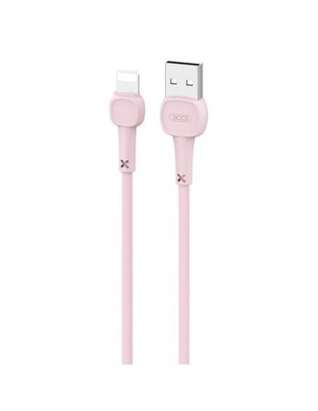 CABLE NB132 CARGA RAPIDA USB - LIGHTNING | 2A | 1 METRO | ROSA XO