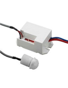 DETECTOR EMPOTRABLE DE MOVIMIENTO CON AJUSTE DE TIEMPO Y LUZ