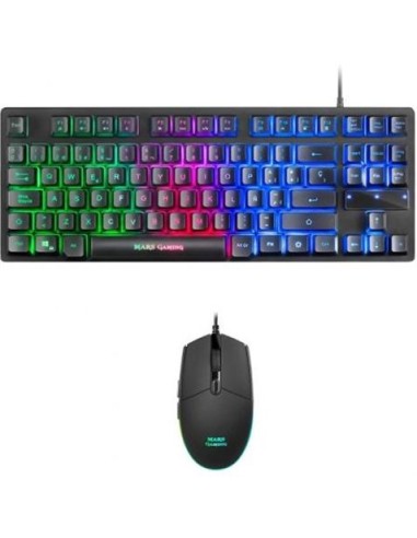 KIT TECLADO + RATÃ“N GAMING MARS GAMING MCPTKLES