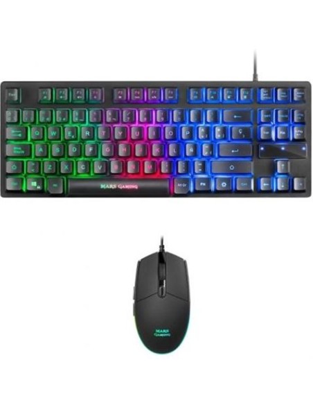 KIT TECLADO + RATÃ“N GAMING MARS GAMING MCPTKLES