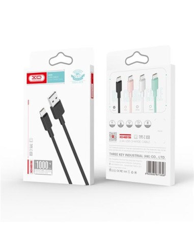 CABLE NB156 SILICONA USB - MICRO USB | 2.4A | 1 MTR | BLANCO XO