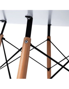 MESA REDONDA DESIGN D500 80CM BLANCA MUVIP 2