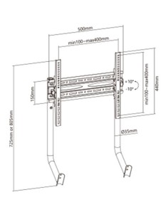 SOPORTE TELEVISOR HASTA 32\"-55\" RACING SIMULATOR COCKPIT R2 SEAT CROMAD 2