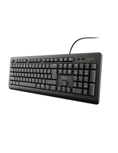 TECLADO TRUST TK-150 TAMAÃ‘O COMPACTO RESISTENTE VERTIDOS