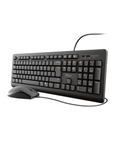 TECLADO+RATON USB TRUST TKM-250 SILENCIOSO Y REST A LIQUIDOS