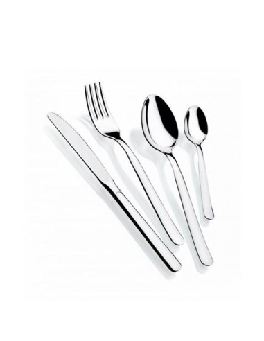 PACK 24 CUBIERTOS | 6 CUCHARAS + 6 TENEDORES + 6 CUCHILLOS + 6 CUCH CAFE