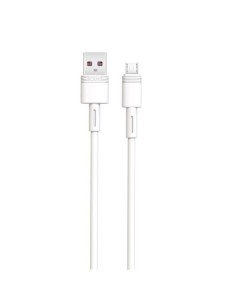 CABLE NBQ166 CARGA RAPIDA USB - MICRO USB | 5A | 1 METRO | BLANCO XO