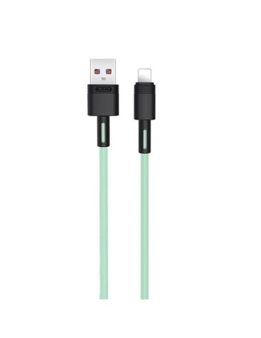 CABLE NBQ166 CARGA RAPIDA USB - LIGHTNING | 5A | 1 METRO | VERDE XO