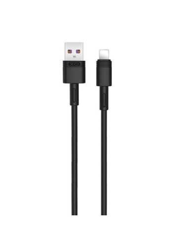 CABLE NBQ166 CARGA RAPIDA USB - LIGHTNING | 5A | 1 METRO | NEGRO XO