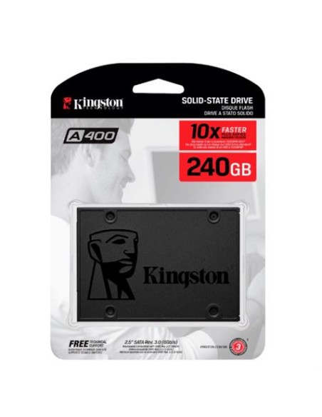 DISCO DURO SSD 240GB 2.5\" SATA3 A400 KINGSTON