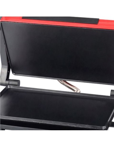 SANDWICHERA INOX PLACA LISA 750W ROJA MUVIP