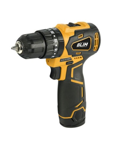 TALADRO PERCUTOR S/CARBONES 12V | 2 BATERIAS 2AH BLIM