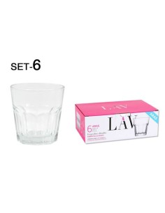 SET 6 VASOS VINO 200CC ARAS