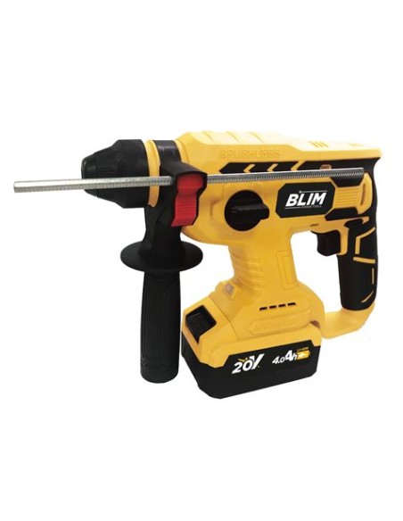 MARTILLO PERFORADOR 3 FUNCIONES 20V 2.2 JULIOS | 2 BATERIAS 4AH BLIM