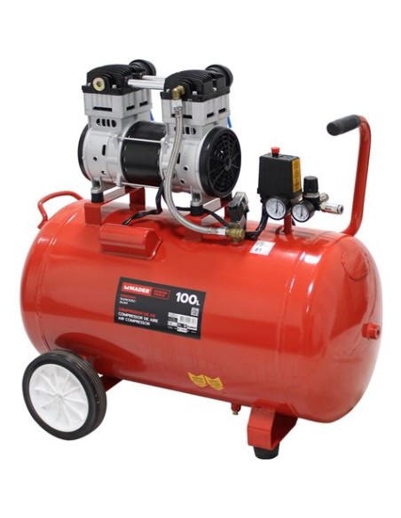COMPRESOR 100L 2,0HP SILENCIOSO MADER