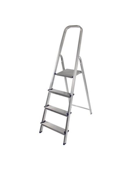 ESCALERA ALUMINIO 4 PELDAÃ‘OS MADER