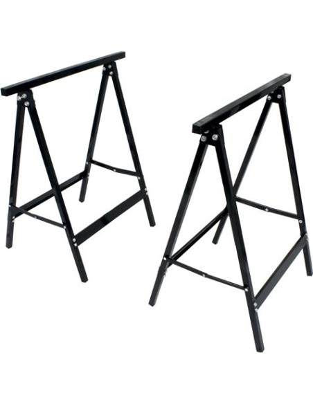 PACK 2 CABALLETES METALICOS MADER