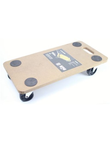 PLATAFORMA DE CARGA CON RUEDAS 58X30X12CM MADER