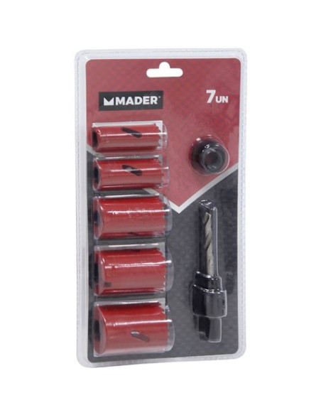JUEGO 7 PCS CORONAS BI-METAL MADER