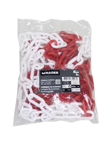 CADENA PLASTICA 8mm.X5Mtrs. MADER