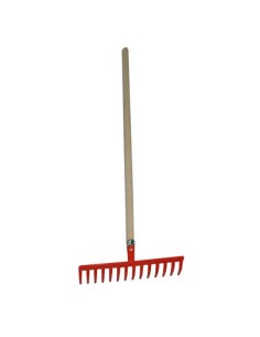 RASTRILLO 14D MANGO MADERA 120cm. MADER