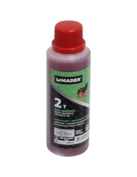 LUBRICANTE SINTÃ‰TICO 2T. 125mL MADER