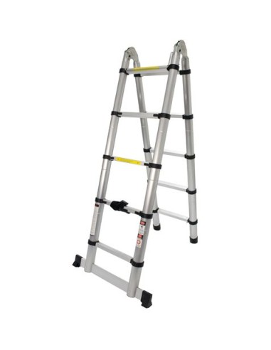 ESCALERA ARTICULADA ALUMINIO 5+5P 3,16 Mtrs. MADER
