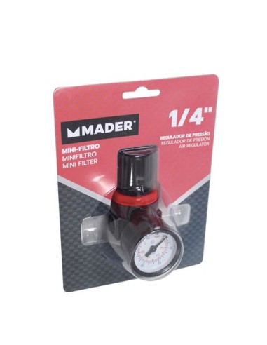MINI FILTRO REGULADOR DE PRESIÃ“N, 1/4\", RP182 MADER