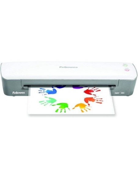PLASTIFICADORA A4 ION 80-125 MICRAS GRIS/BLANCA FELLOWES