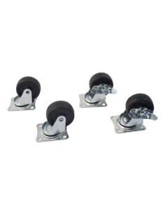 RUEDA GOMA GIRATORIA 50MM, 35KG SAURIUM