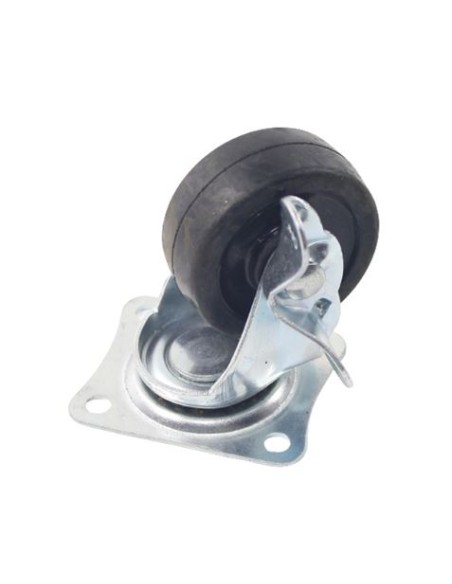 RUEDA GOMA GIRATORIA 50MM, 35KG SAURIUM