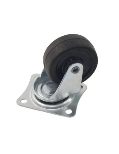 RUEDA GOMA GIRATORIA 50MM, 35KG SAURIUM