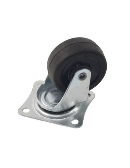 RUEDA GOMA GIRATORIA 50MM, 35KG SAURIUM