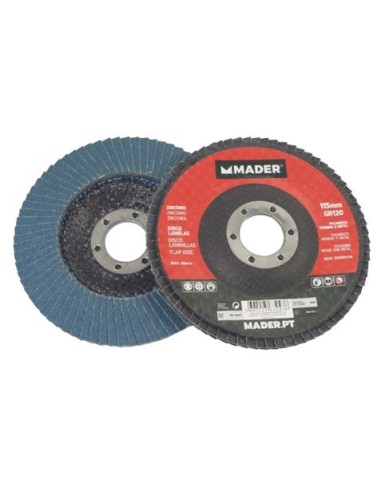 DISCO LAMINADO ZIRCONIO 115MM GRANO 120 MADER