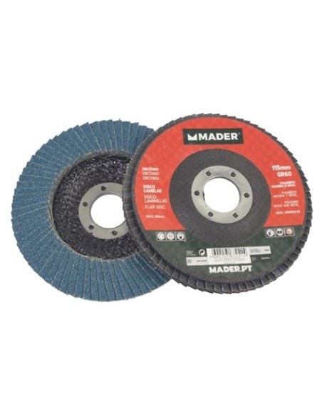 DISCO LAMINADO ZIRCONIO 115MM GRANO 60 MADER