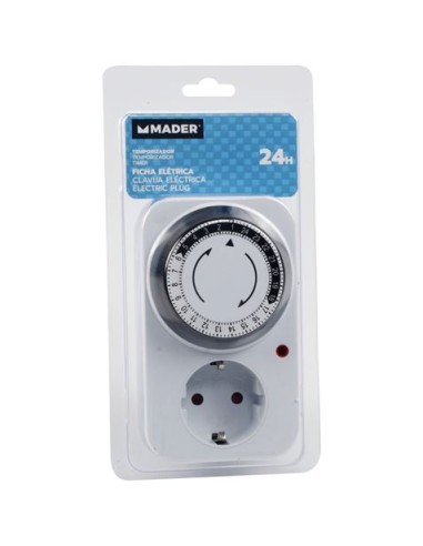 PROGRAMADOR DE ENCHUFE 24 HORAS MADER